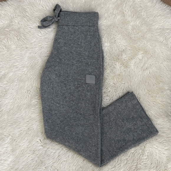 ALO Yoga Cashmere Knit Pants - Picture 1 of 6